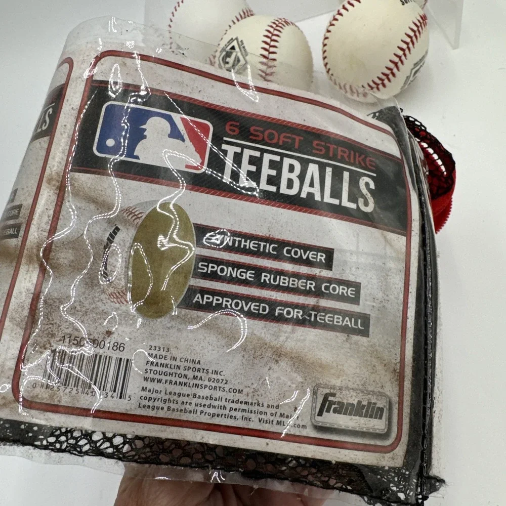 Franklin Soft Strike Teeball Pack Of 4 Slightly Used